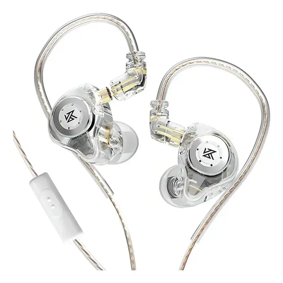 Audífonos KZ EDX Pro Hifi IEM Clear 1DD | Con Micrófono 1