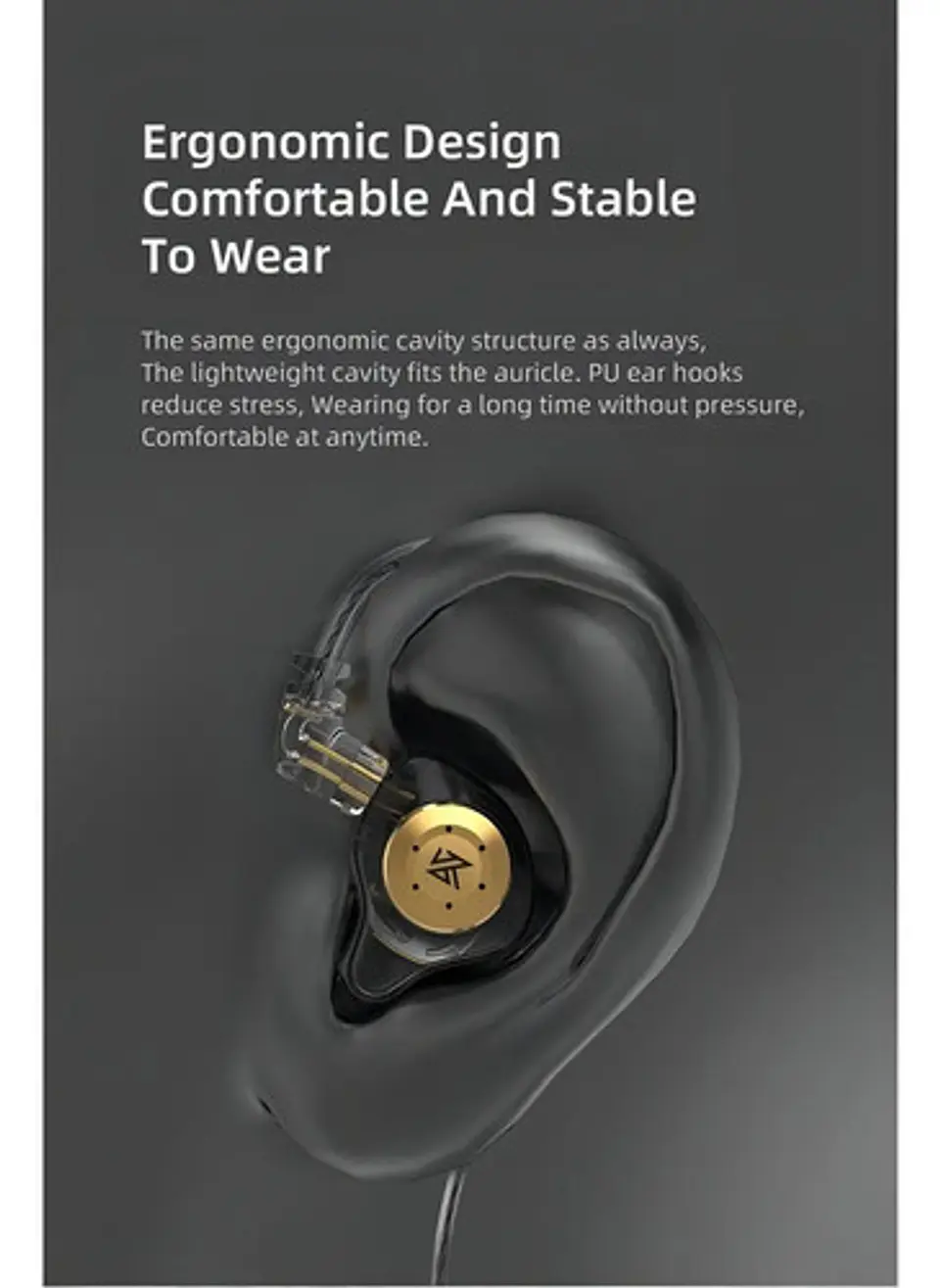 Audífonos KZ EDX Pro Hifi IEM Clear 1DD | Con Micrófono 7
