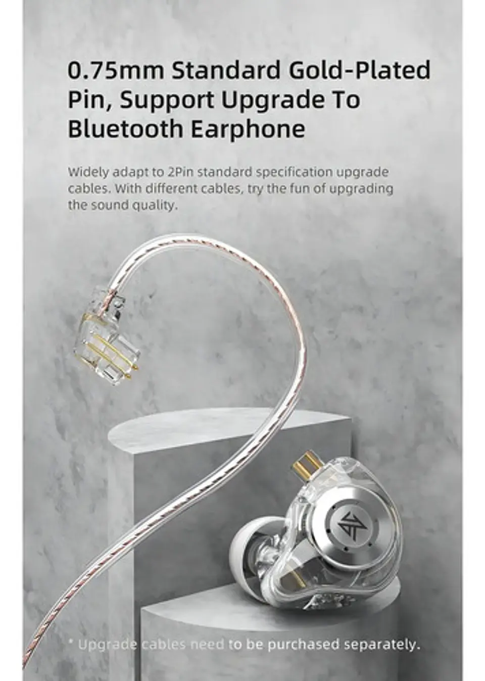 Audífonos KZ EDX Pro Hifi IEM Clear 1DD | Con Micrófono 8