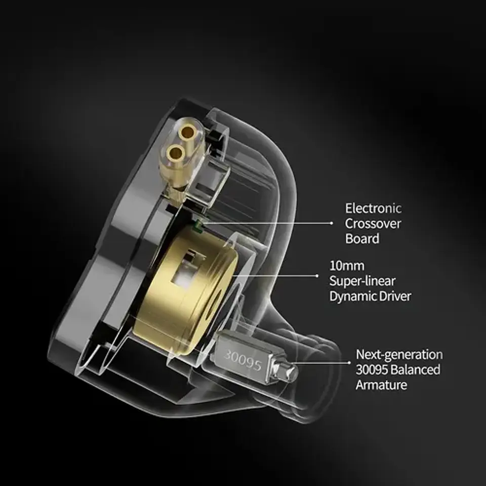Audífonos KZ ZSN Pro 2 HiFi IEM 1DD+1BA | Con Micrófono 2