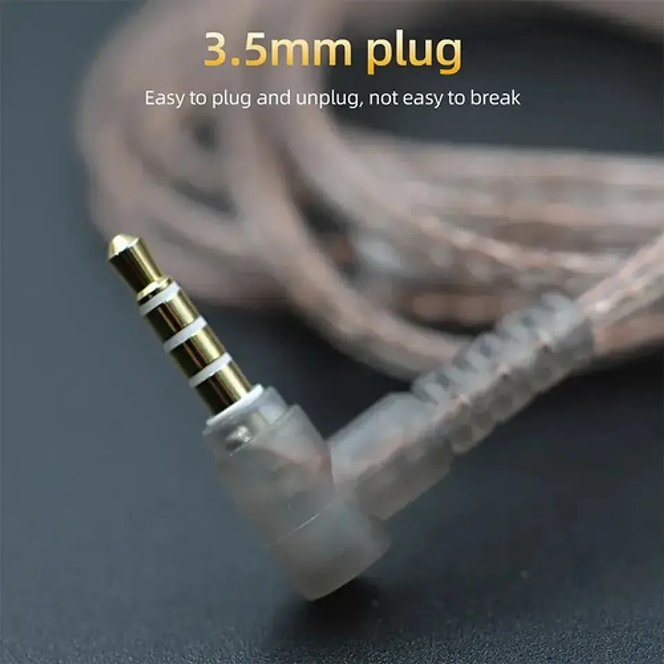 Cable Original KZ Pin B Jack 3.5 | Con o Sin MIC 6