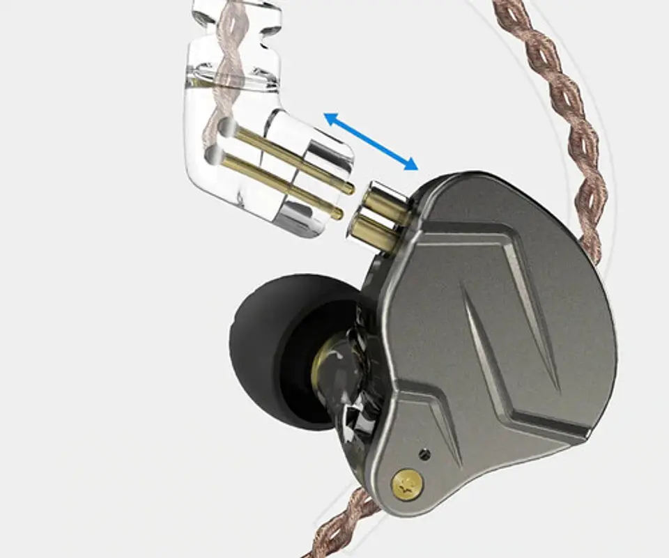 Audífonos KZ ZSN Pro HiFi IEM 1DD+1BA | Sin Micrófono 2