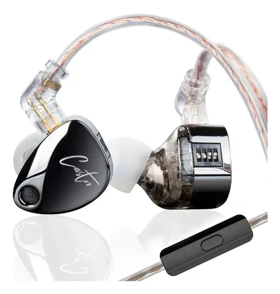 Audífonos KZ Castor Harman Bass 2DD | Con Micrófono 1