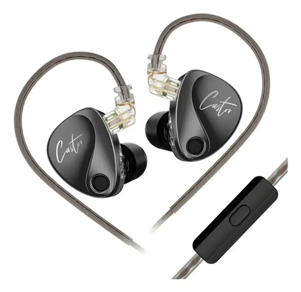 Audífonos KZ Castor Harman Bass 2DD | Con Micrófono 8