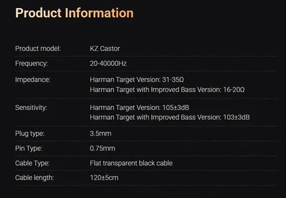 Audífonos KZ Castor Harman Bass 2DD | Con Micrófono 9