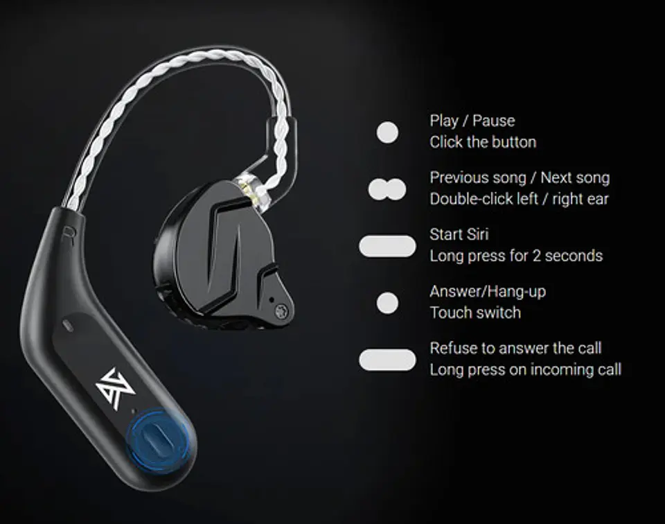 Modulo Kz Az09 Hd Adaptador Bluetooth 5.2 Mic | Inearstore 5