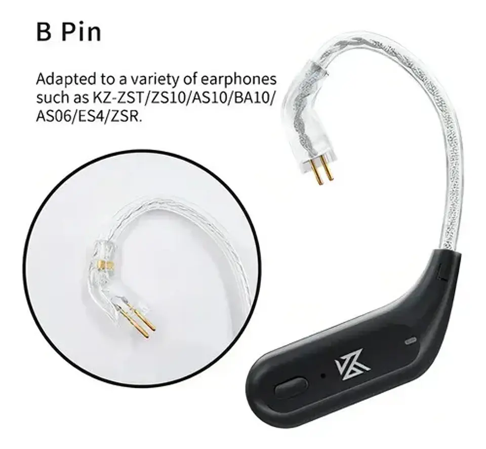 Modulo Kz Az09 Hd Adaptador Bluetooth 5.2 Mic | Inearstore 12