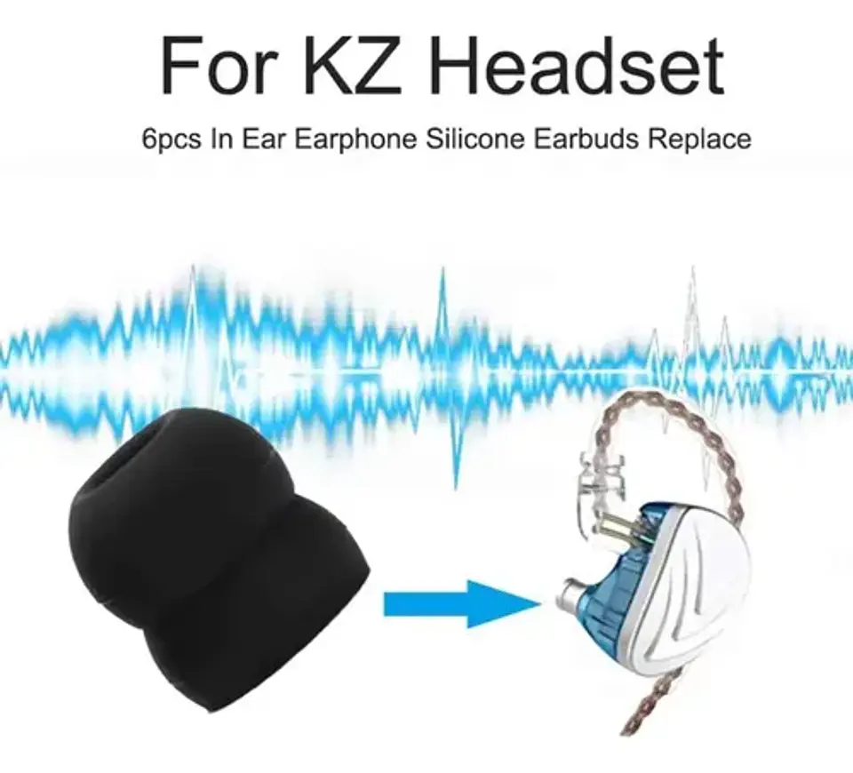 Set 3 Pares Almohadillas Silicona Audifonos Kz | Inearstore 16
