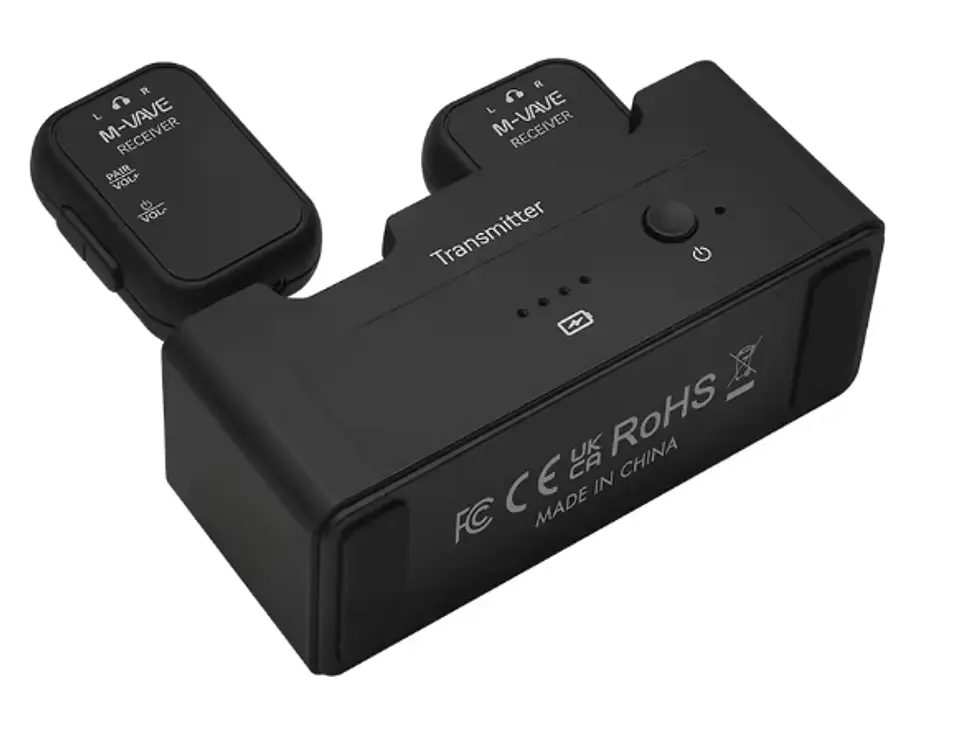 Sistema Monitoreo Inalámbrico M-VAVE SWS12 2 Receptores 4