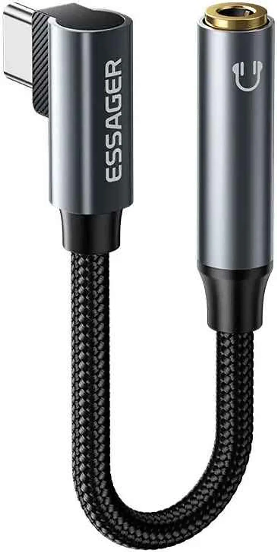 Cable Adaptador Horizontal Essager Jack 3.5mm Usb-c 4