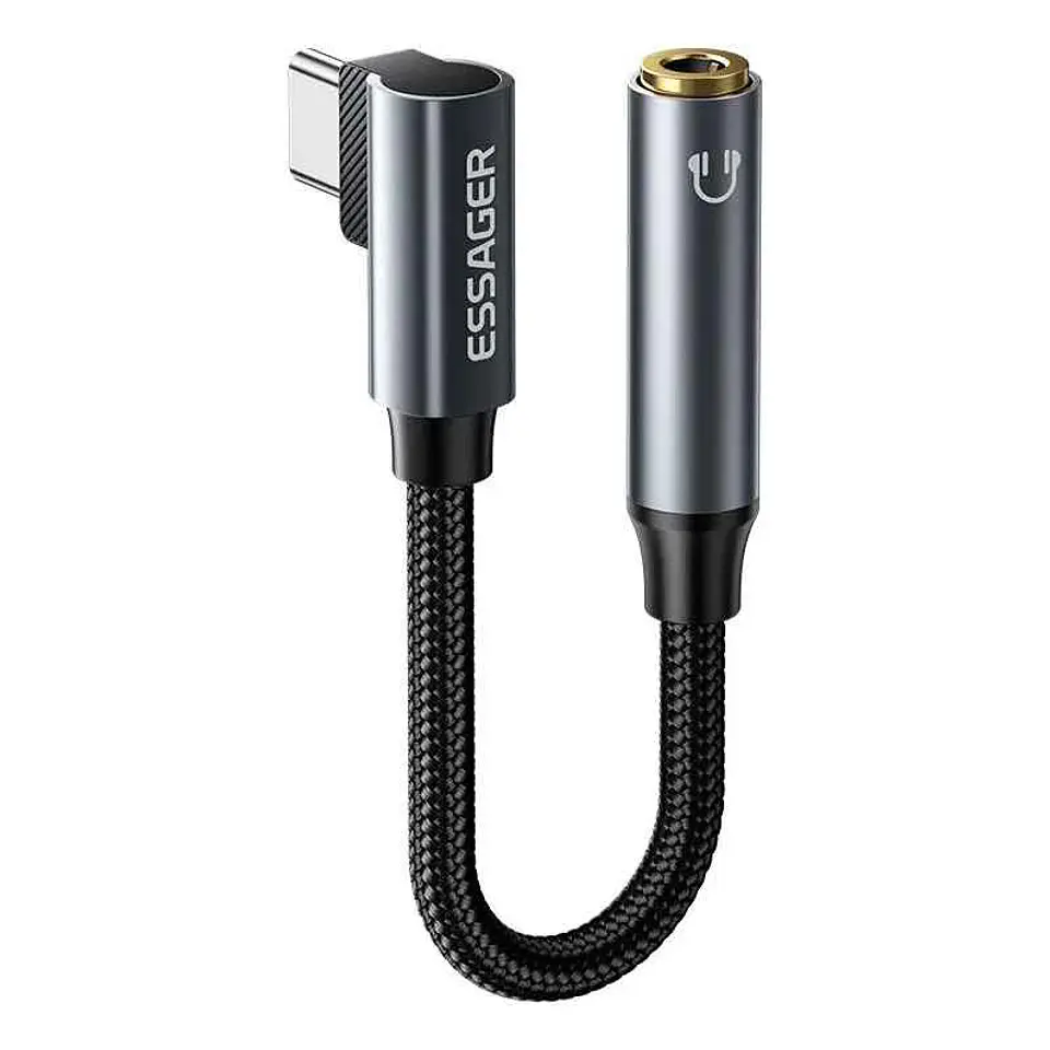 Cable Adaptador Horizontal Essager Jack 3.5mm Usb-c 1