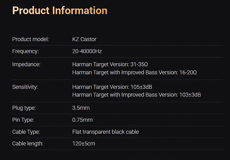 Audífonos KZ Castor Harman Target 2DD | Con Micrófono 10