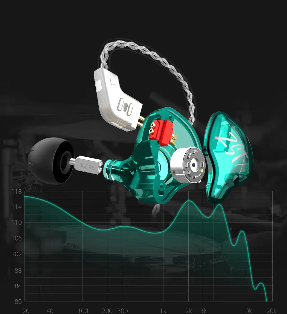 Audífonos KZ ZSTX 1DD+1BA | Sin Micrófono 9