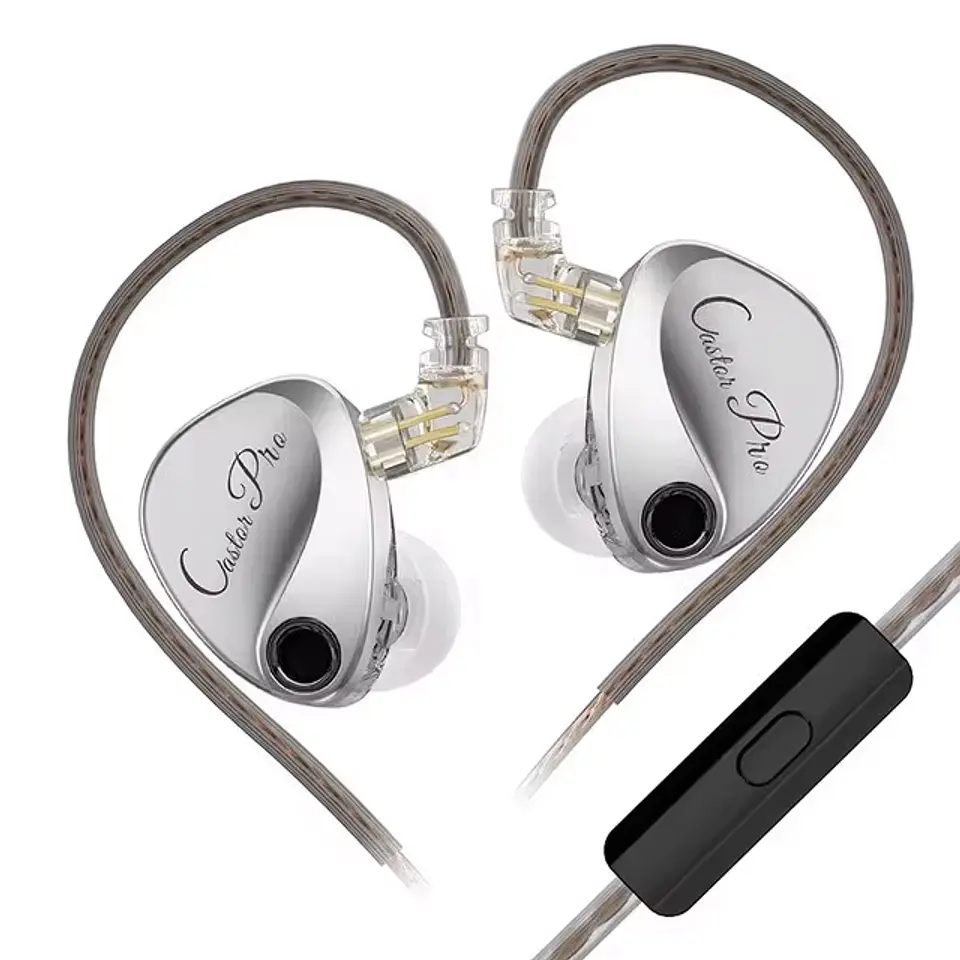 Audífonos KZ Castor Pro Harman Target IEM 2DD | Con Micrófono 1