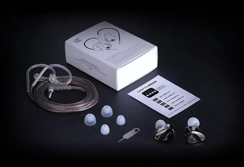 Audífonos KZ Castor Pro Harman Bass IEM 2DD | Con Micrófono 14