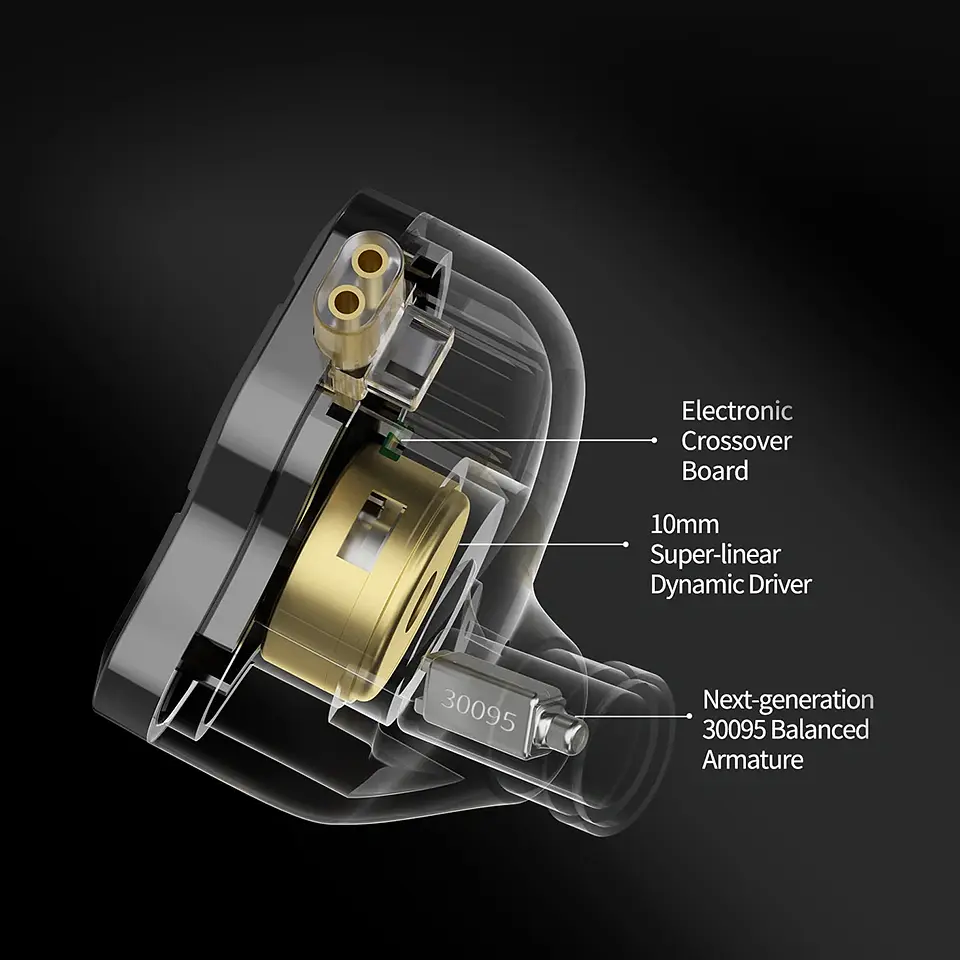 Audífonos KZ ZSN Pro 2 HiFi IEM 1DD+1BA | Sin Micrófono 9