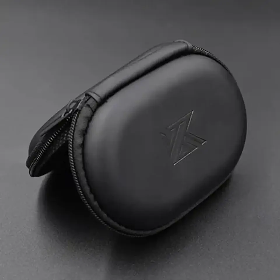 Estuche Para Audífonos In-Ear Cierre Bolsillo | KZ Black 4