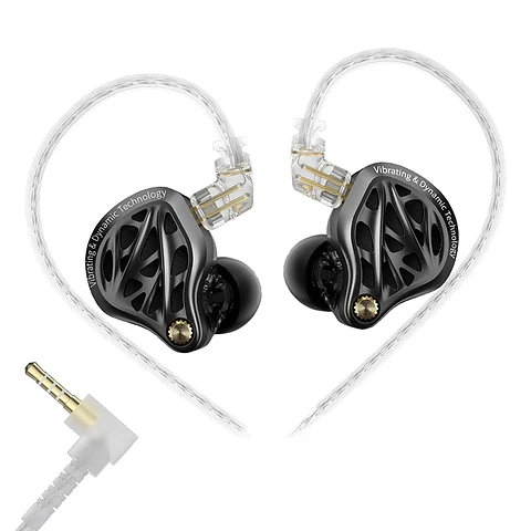 Audífonos KZ Vibe X 4DD con Sistema de Vibración | Sin Micrófono