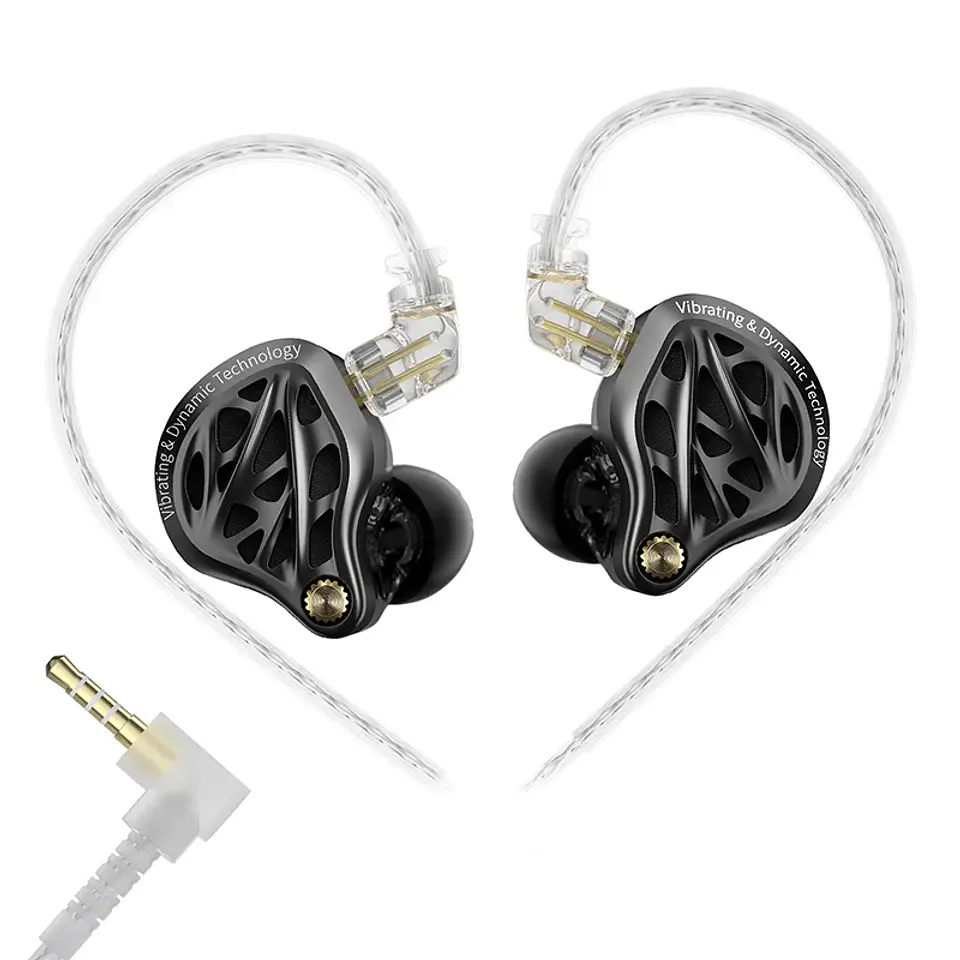 Audífonos KZ Vibe X 4DD con Sistema de Vibración | Sin Micrófono 1