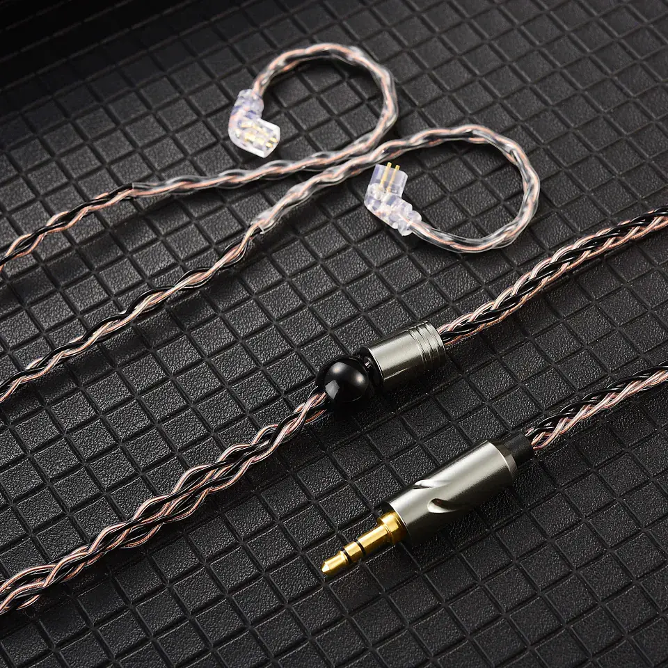 Cable Actualización QKZ T1 8 Hilos 200 Núcleos 3.5mm 2