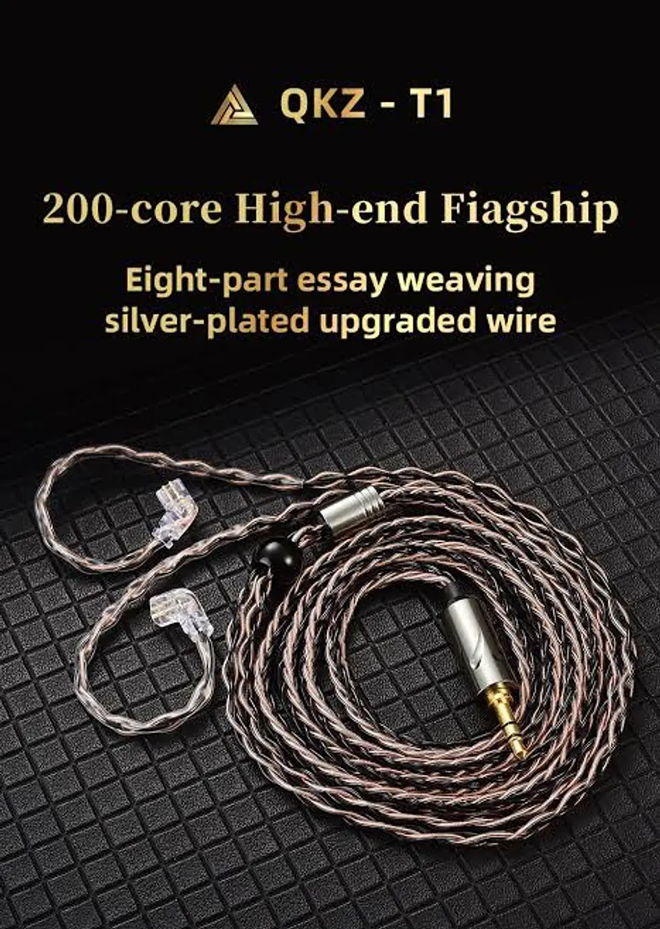 Cable Actualización QKZ T1 8 Hilos 200 Núcleos 3.5mm 6