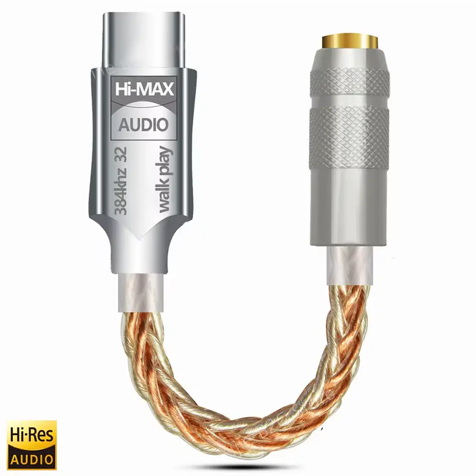 Adaptador Amplificador DAC USB-C a Jack 3.5mm Hi-Res Audio 2
