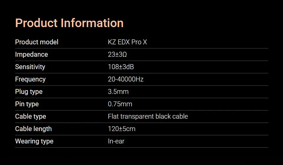 Audífonos KZ EDX Pro X HiFi IEM 2DD | Sin Micrófono 10