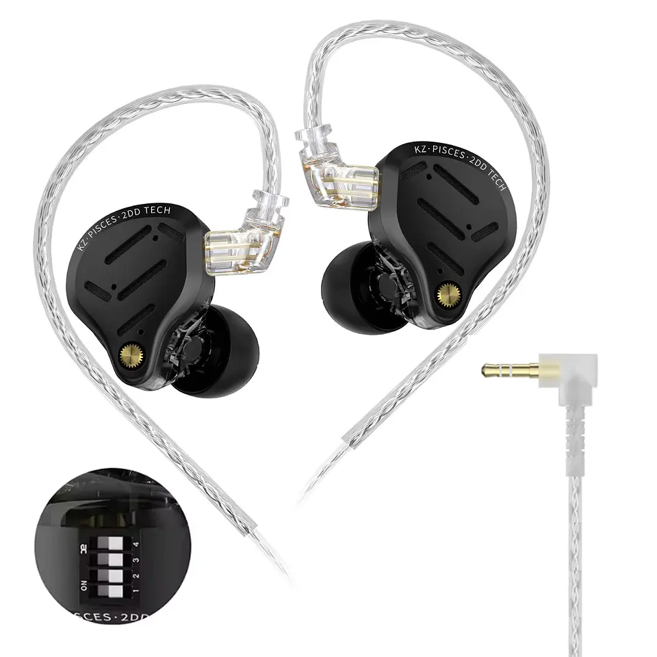 Audífonos KZ Pisces Hifi 4 Driver Switches | NO MIC 1