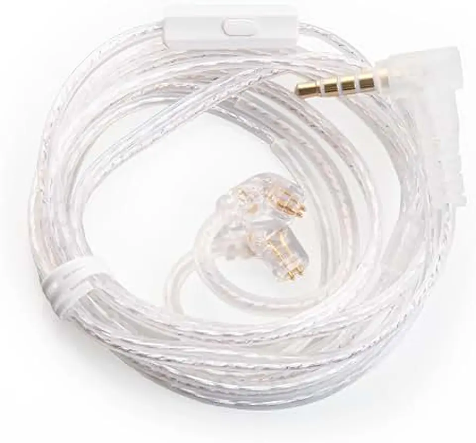 Cable Original KZ Pin C Silver Plated Jack 3.5 4