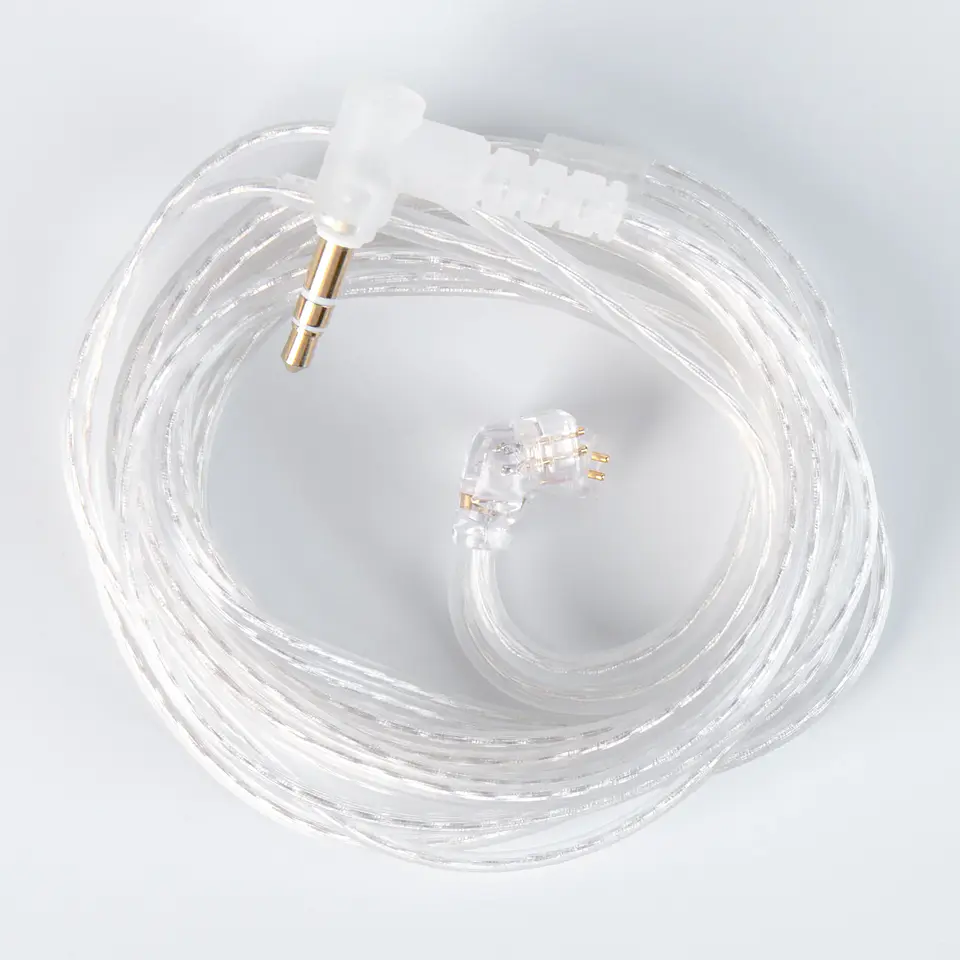 Cable Original KZ Pin C Silver Plated Jack 3.5 3