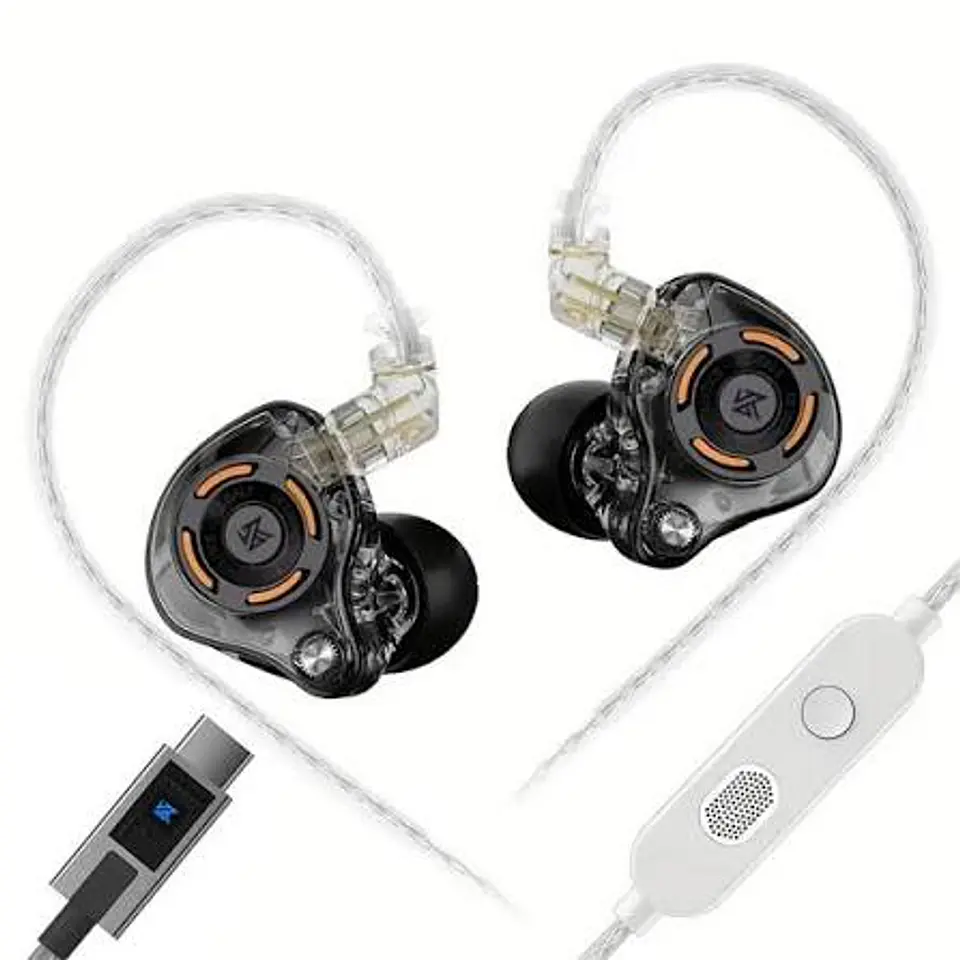 Audífonos KZ Gale Gamer Hifi IEM 2DD | USB-C M2 1