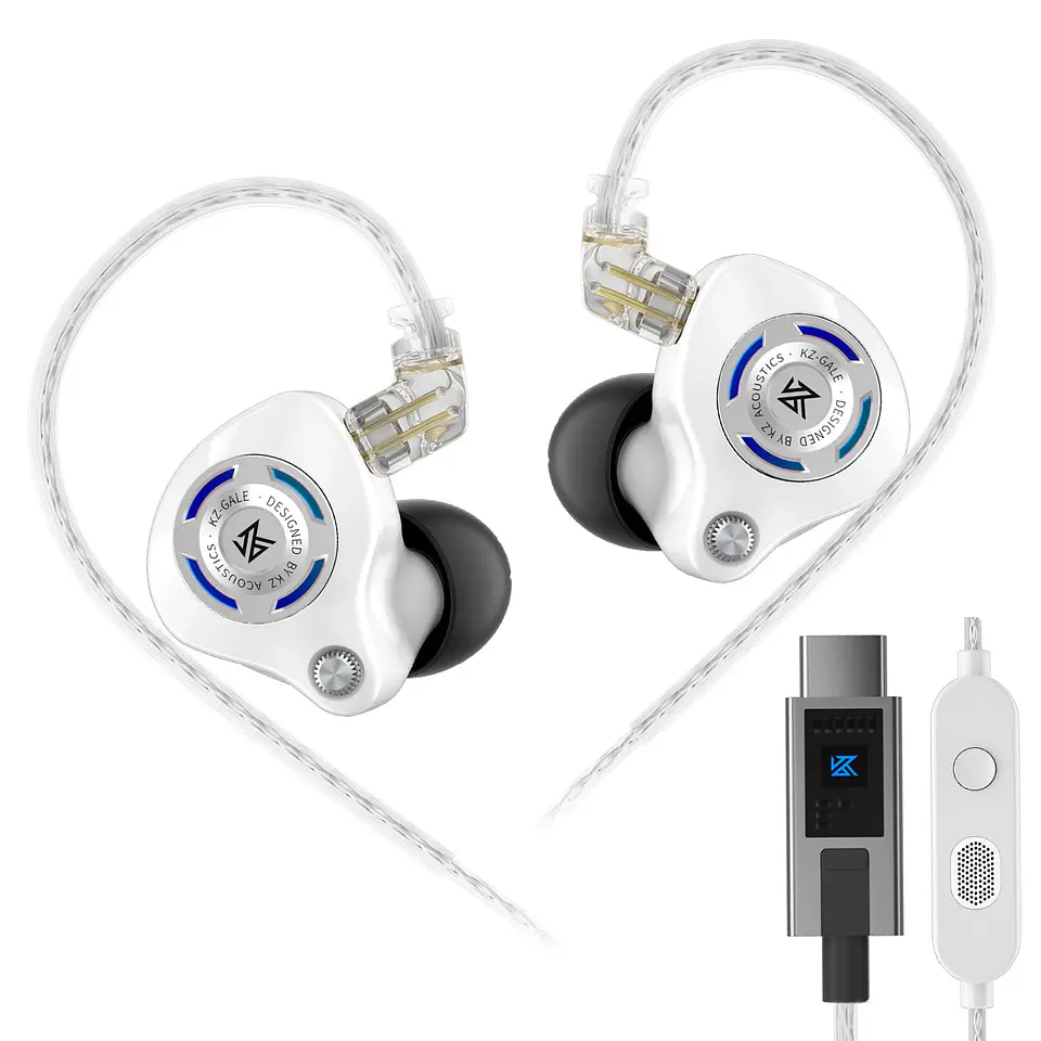 Audífonos KZ Gale Gamer Hifi IEM 2DD | USB-C M2 2