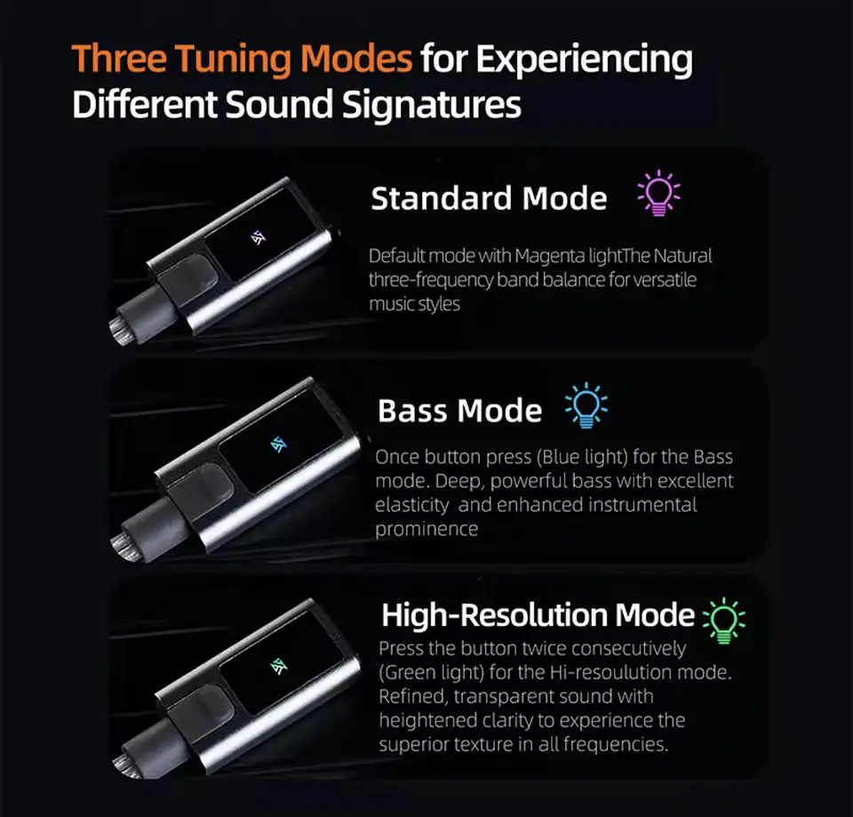 Audífonos KZ Gale Gamer Hifi IEM 2DD | USB-C M2 11