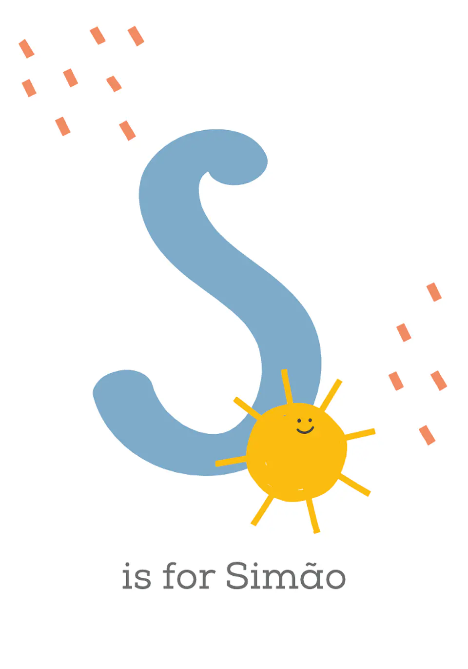 Ilustração Personalizável - Nome A5 4
