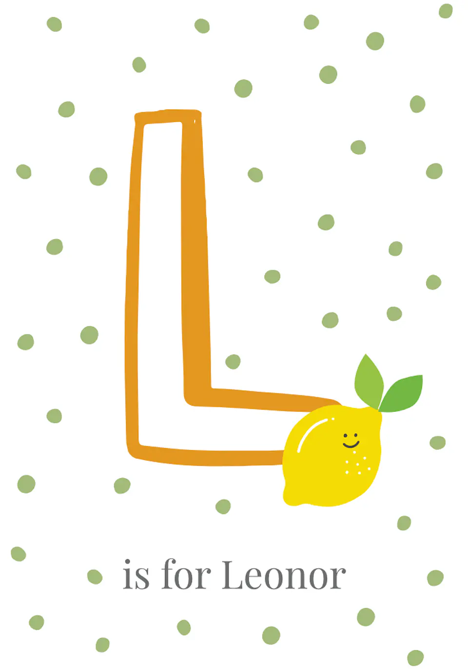 Ilustração Personalizável - Nome A5 5