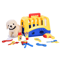 Set Juguete Peluquería Cuidado Mascota Para Niños