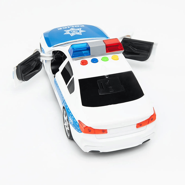 Juguete Auto Policía Con Luces Sonido Y Fricción DBG1674 2