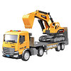Juguete Camión Plataforma Y Excavadora Luz Sonido DBG1679 1