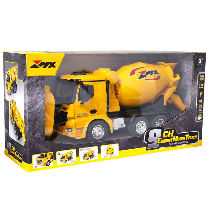 Juguete Camión Hormigonera RC Esc 1:18 Luz Sonido DBG1693 2