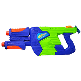 Juguete Pistola Lanza Agua Doble Cañon 890ml DBG1633