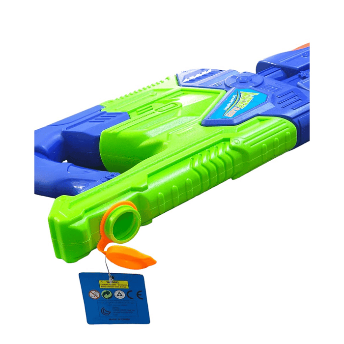 Juguete Pistola Lanza Agua Doble Cañon 890ml DBG1633 4