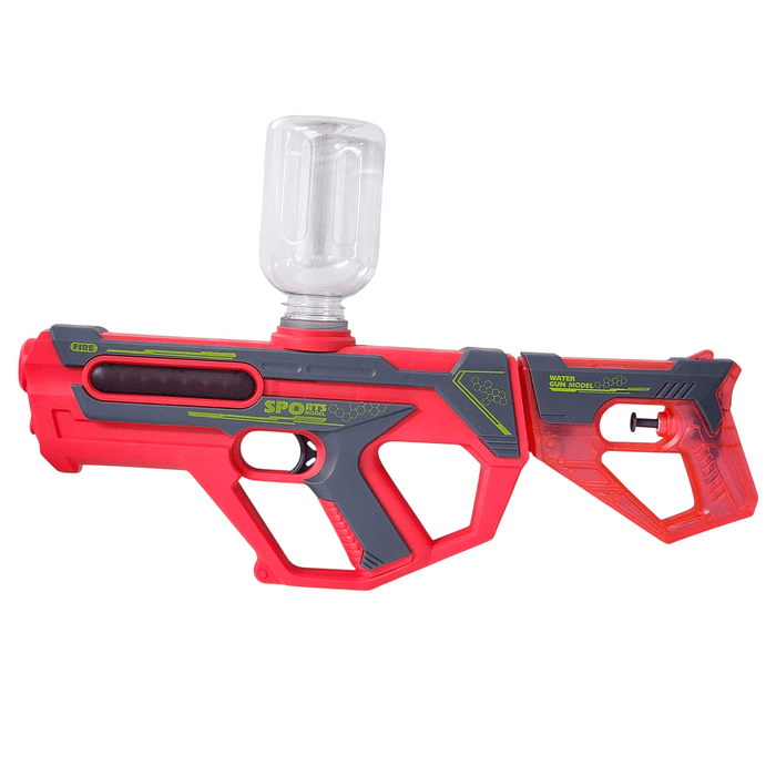 Juguete Pistola Lanza Agua 2 En 1 Recargable DBG1658R Rojo 1