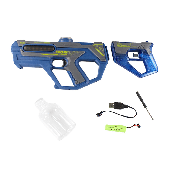 Juguete Pistola Lanza Agua 2 En 1 Recargable DBG1658BL Azul 8