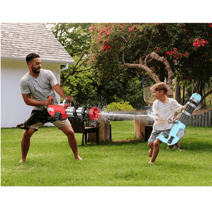 Juguete Pistola de Agua Eléctrica Recargable DBG1655R Rojo 6