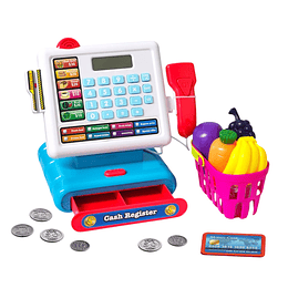 Juguete Caja Registradora Luz Sonido Y Accesorios DBG1610