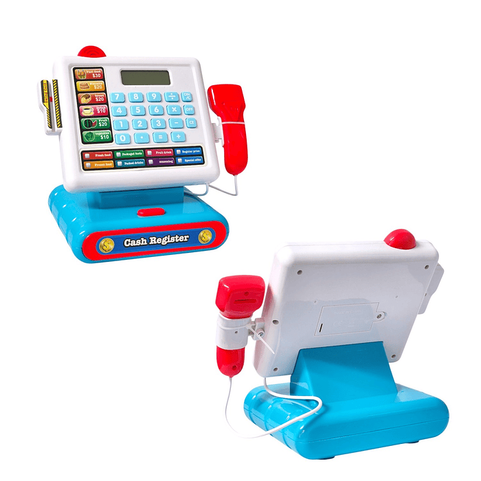 Juguete Caja Registradora Luz Sonido Y Accesorios DBG1610 3
