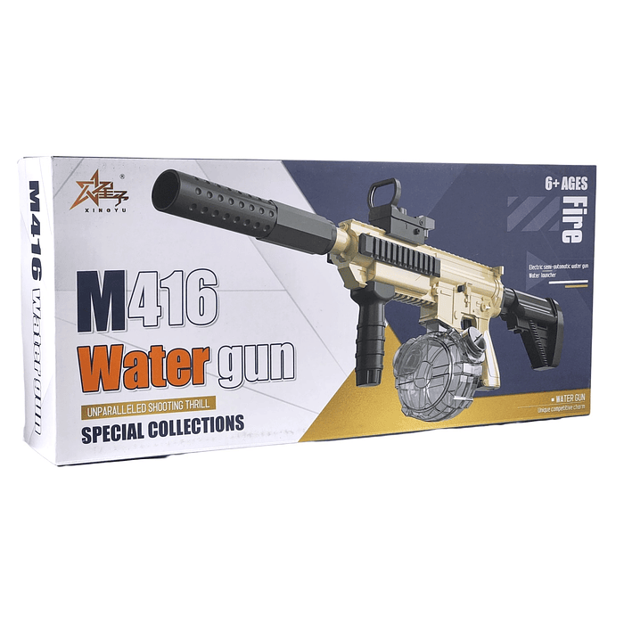 Juguete Pistola De Agua Eléctrica M416 Recargable DBG1794  8