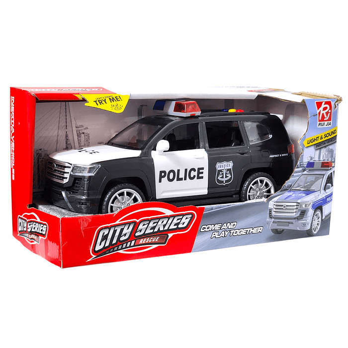 Juguete Camioneta Policía Luces Sonidos Interactiva DBG1682 7