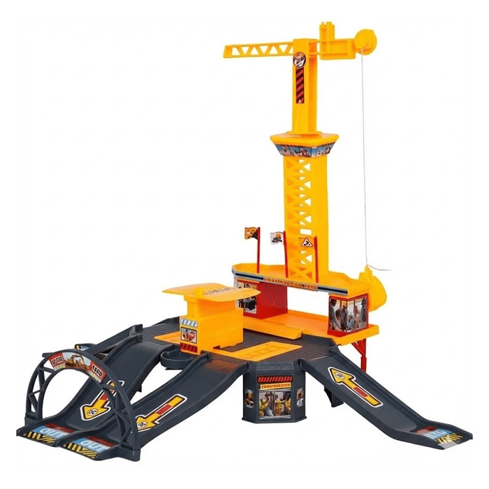 Juguete Set Construcción con Grúa Rampas y Vehículos DBG1705 3