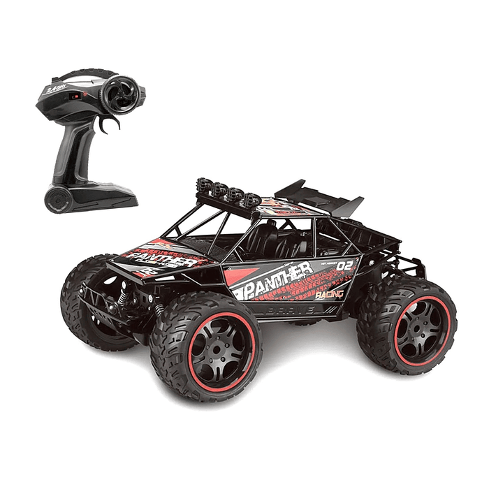 Auto Rally Racer Veloz Control Remoto 2.4G DBG1606R Rojo 1